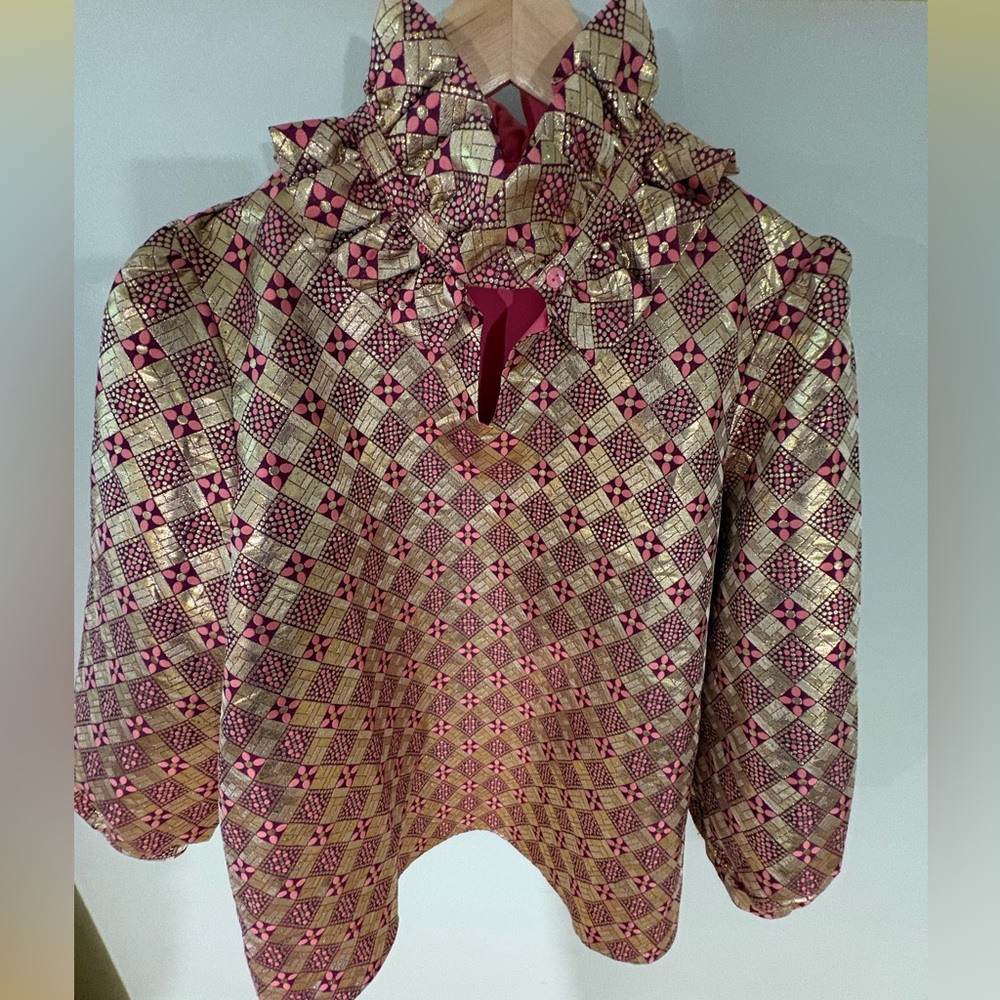 TUCKERNUCK Champagne Dreams Bouvier Blouse XL